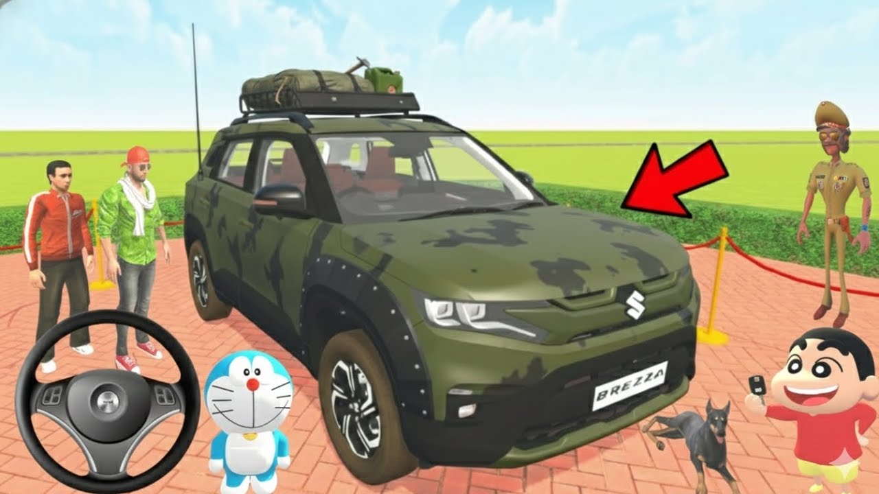 Franklin purchase new Army Brezza car 🚗 in indian theft auto simulator 