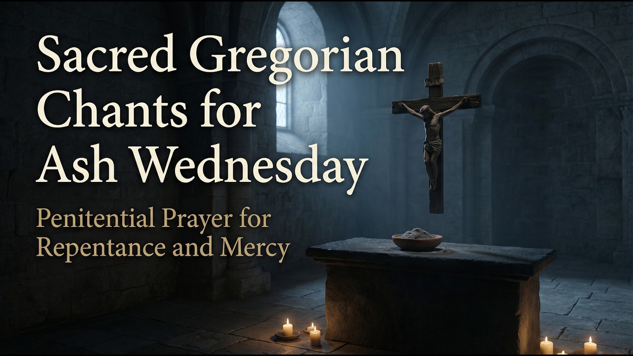 Sacred Gregorian Chants for Ash Wednesday🌿Penitential Prayer for Repentance and Mercy✝️