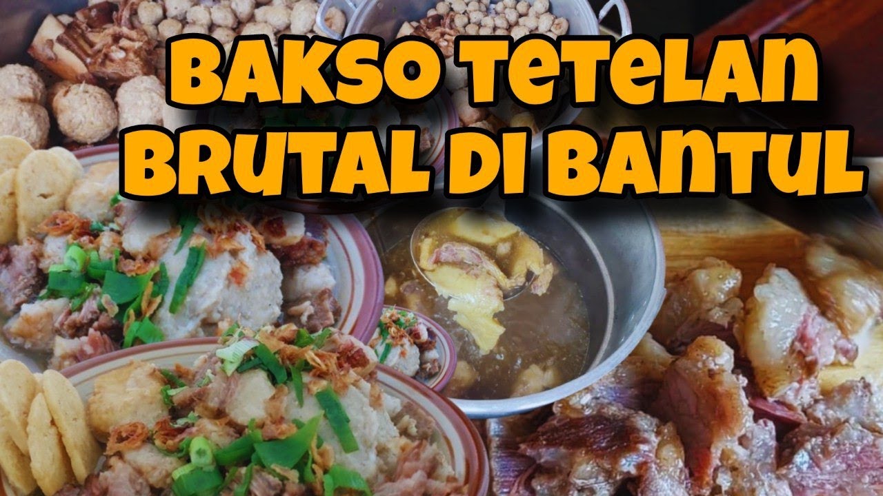 Brutal !! Bakso Tetelan Porsi Dewa | Porsi Sangar Banjir Tetelan | Bakso Urat Tetelan Jumbo Terenak