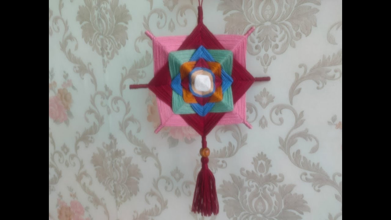 How To Make An OJO-DE-DIOS. God's Eye Tutorial. God's Eye Craft.
