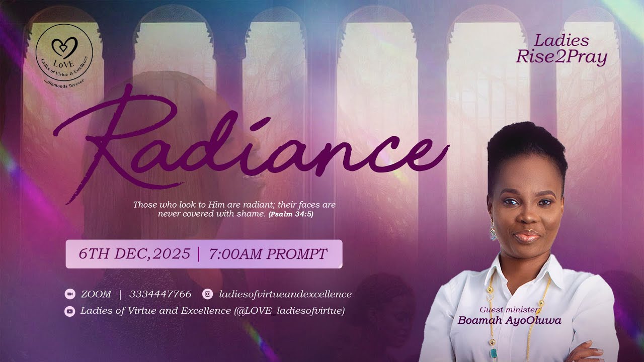Ladies Rise2Pray. | Radiance | 06-12-2025