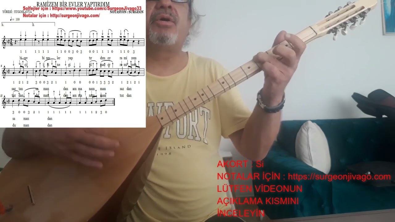 SOLFEJ RAMİZEM BİR EVLER YAPTIRDIM KISA SAP BAĞLAMA EKLEYEN SURGEON