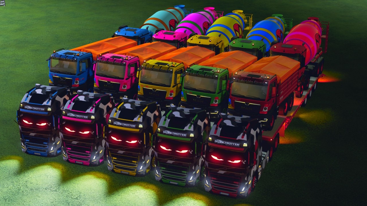 Transporting American Giant Trucks on a Crazy Mission! Farming Simulator 22 #65