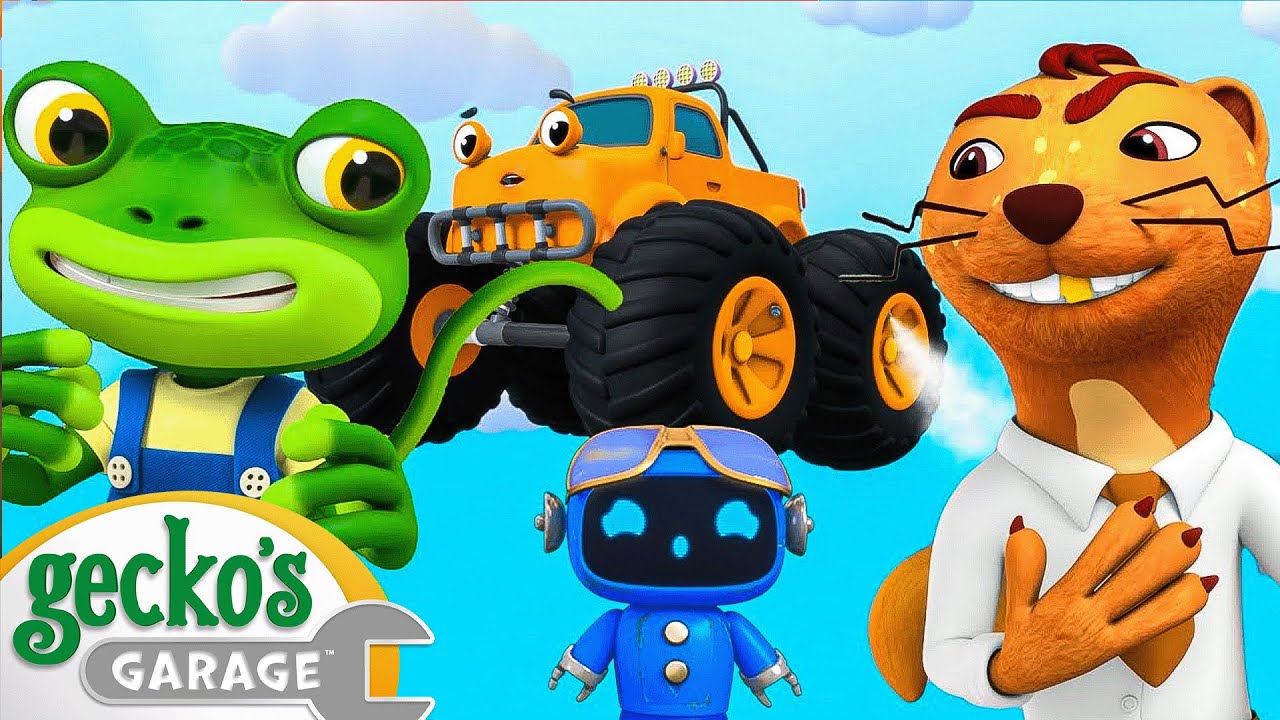 Balloon Tyres | Gecko 3D | Learning Videos for Kids