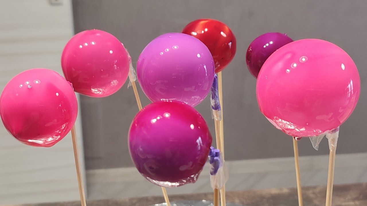 BOLLE DI GELATINA - DECORAZIONI PER TORTE O CUP CAKE