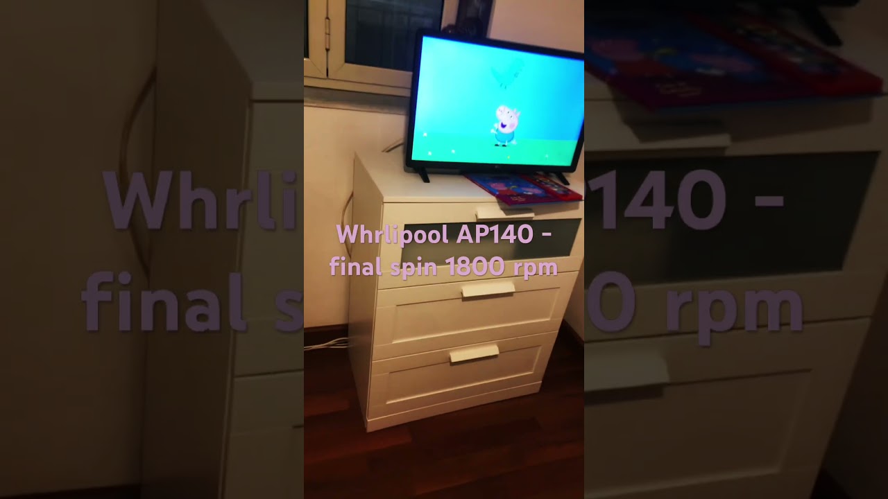 Whrlipool AP140 - final spin 1800 rpm
