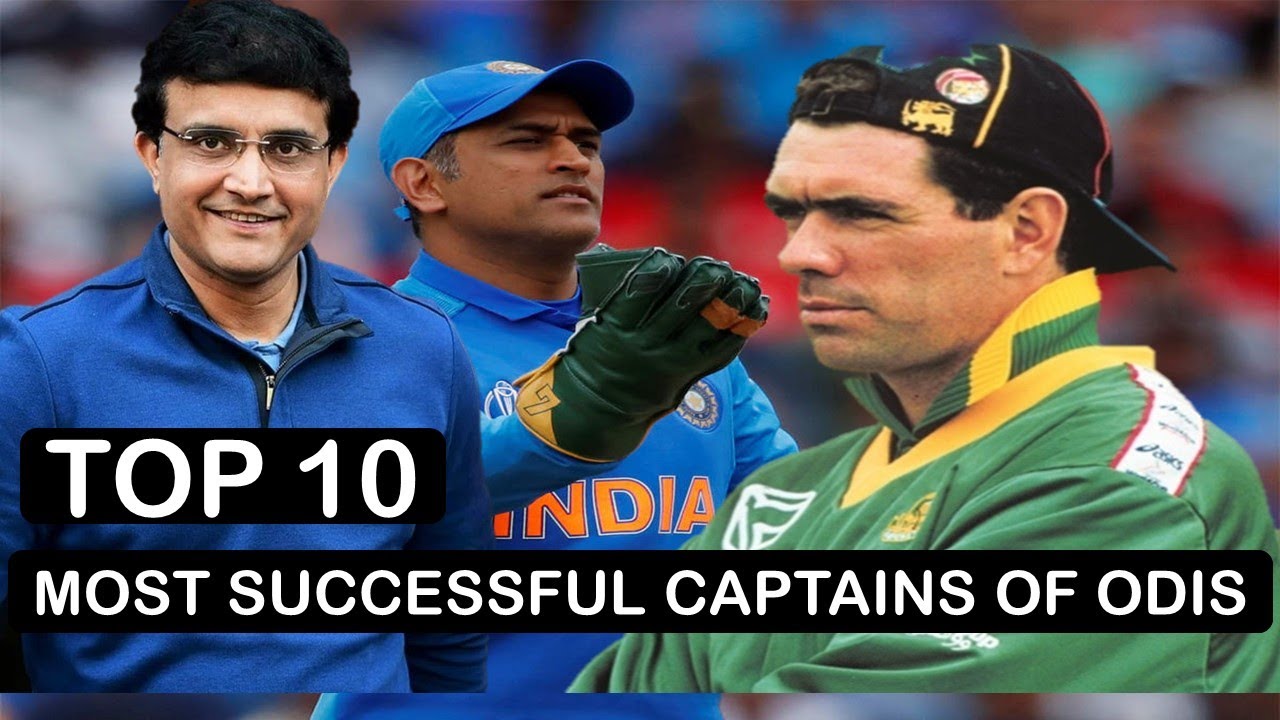 10 Most successful ODI Cricket Captains | Top 10 ODI Captains | Greatest captains of ODI Cricket