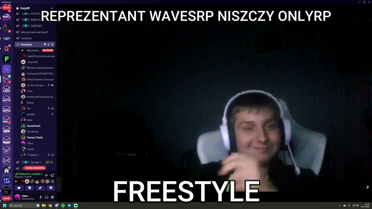 Młody z WavesRP niszczy OnlyRP (freestyle)