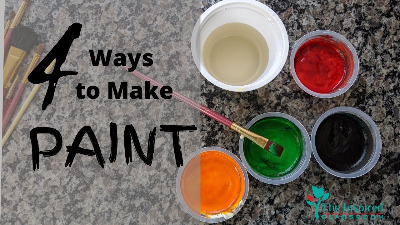 How to Make Homemade Paint 4 Ways