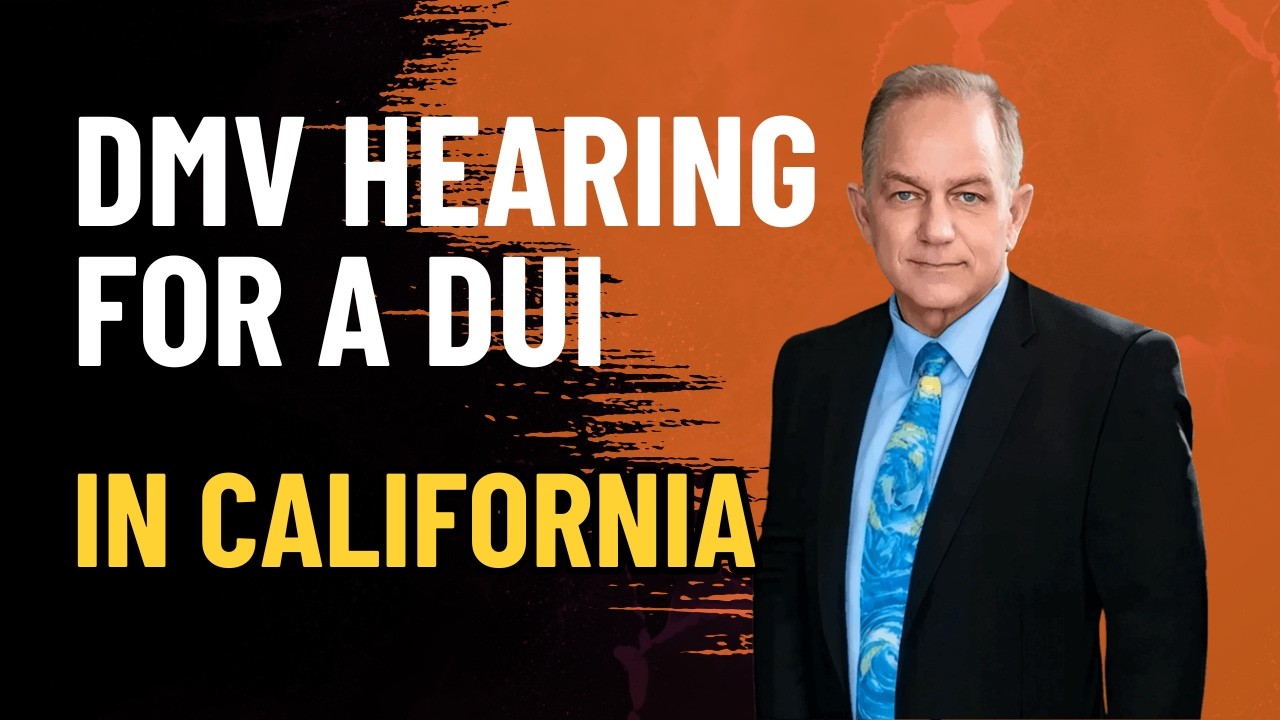Do You Need a DMV Hearing After a DUI Arrest?