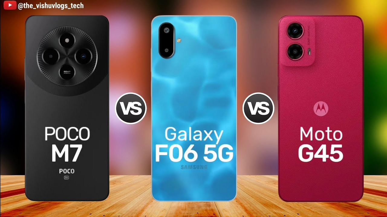 📱 Best 5G Phones Under 10k; ⚡ POCO M7 vs Galaxy F06 5G vs Moto G45 - FULL COMPARISON! 🔥