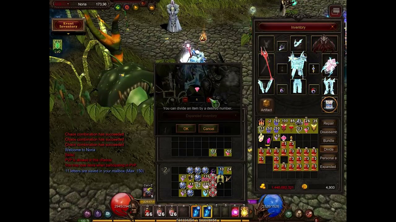 MU online-國際服-手搓七代耳環一對! 時空石乾了