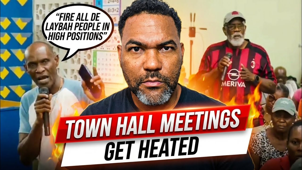 These town hall meetings are getting heated. Shouts for the removal of the laybah people.