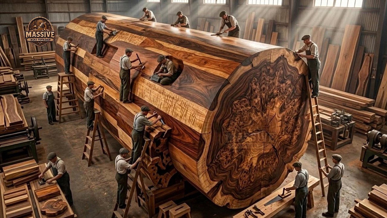Hundreds Gathered to See This Extremely Rare Timber &mdash; Wood Experts Were Amazed