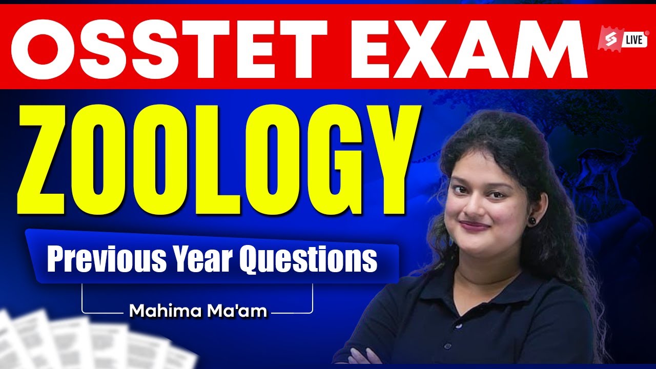 OSSTET 2026 | OSSTET Zoology Previous Year Question Paper By Mahima Mam