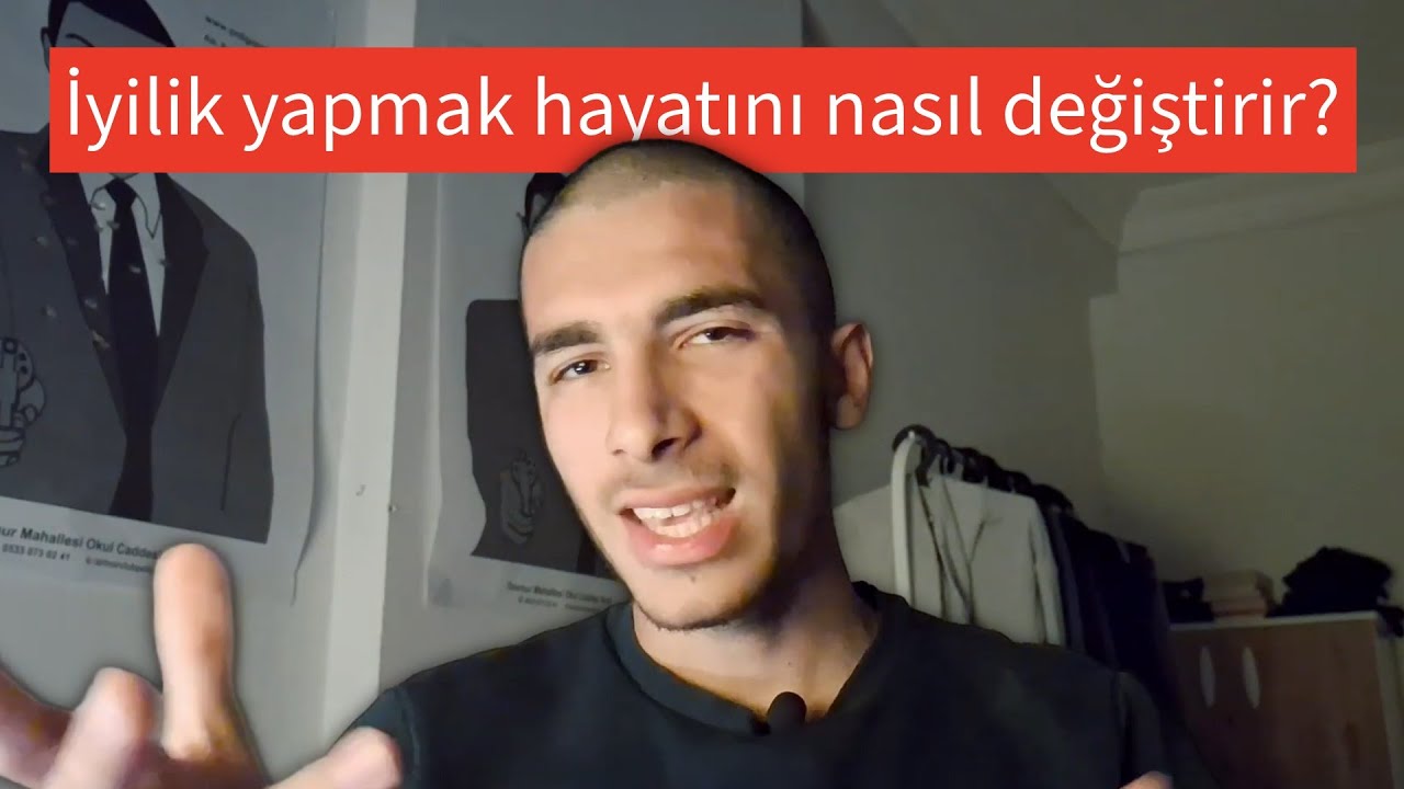 İyi bir insan olmak o kadar da zor değil.