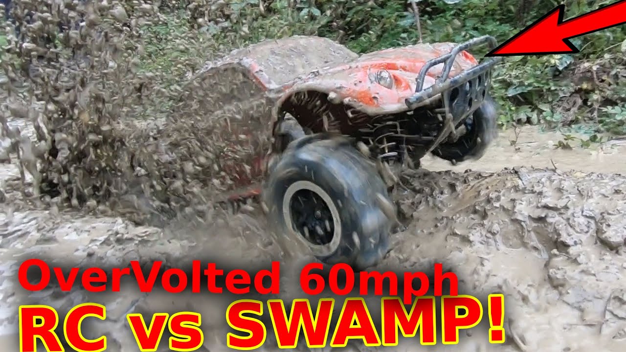 Traxxas Slash 4x4 против SWAMP: насколько глубоко он может пройти?