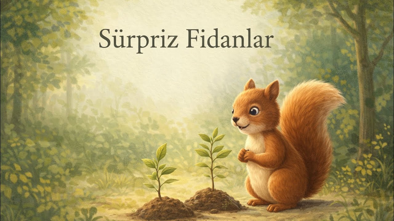 Minik Sincap Kıtır ve Sürpriz Fidanlar / Uyku Öncesi Sakin Masal