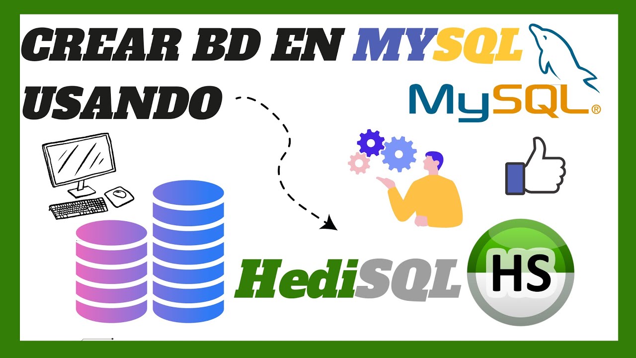 Como crear Bases de Datos en MySQL desde el entorno gráfico de Heidi SQL