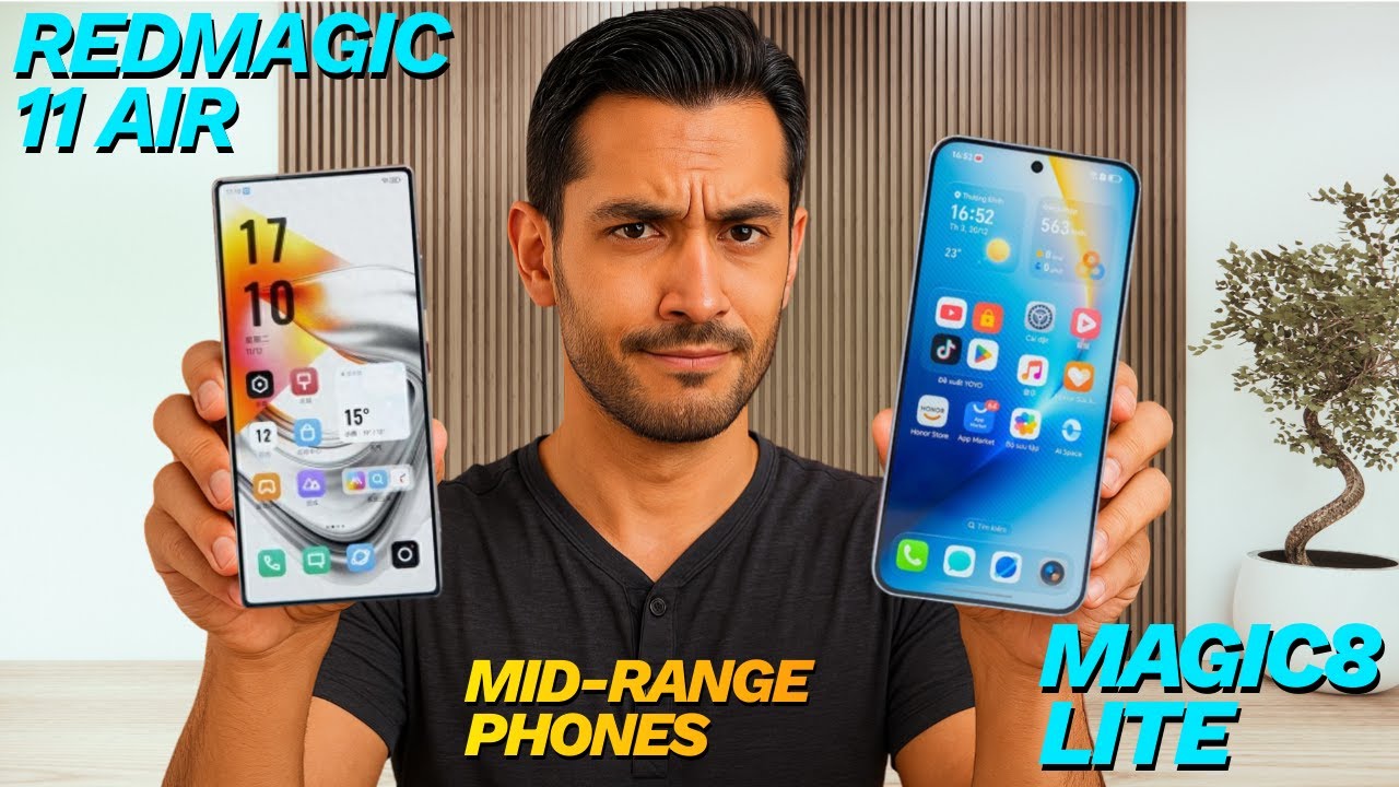 ZTE Nubia RedMagic 11 Air vs Honor Magic8 Lite | Mid-Range Phone Comparison 🔥
