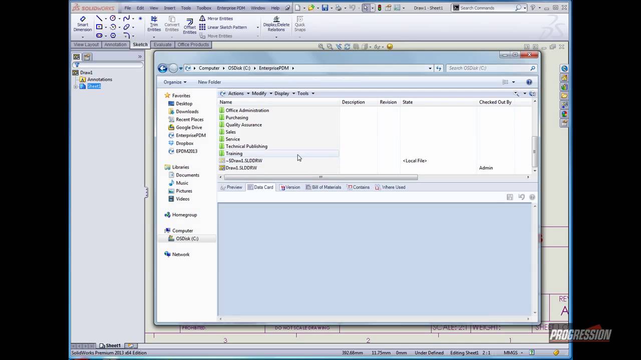 Mapping PDM Variable to SolidWorks Custom Properties