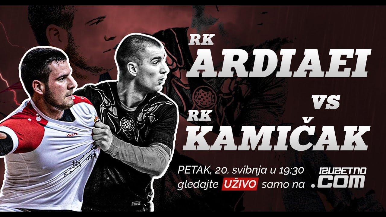 UŽIVO: ARDIAEI - KAMIČAK (25. kolo 2. HRL - jug)
