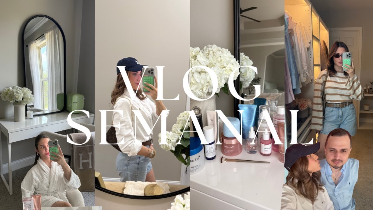 VLOG SEMANAL | Rutina de skincare coreana, organizando mi clóset, juego de fútbol y más 🧖🏼‍♀️🪞🏡