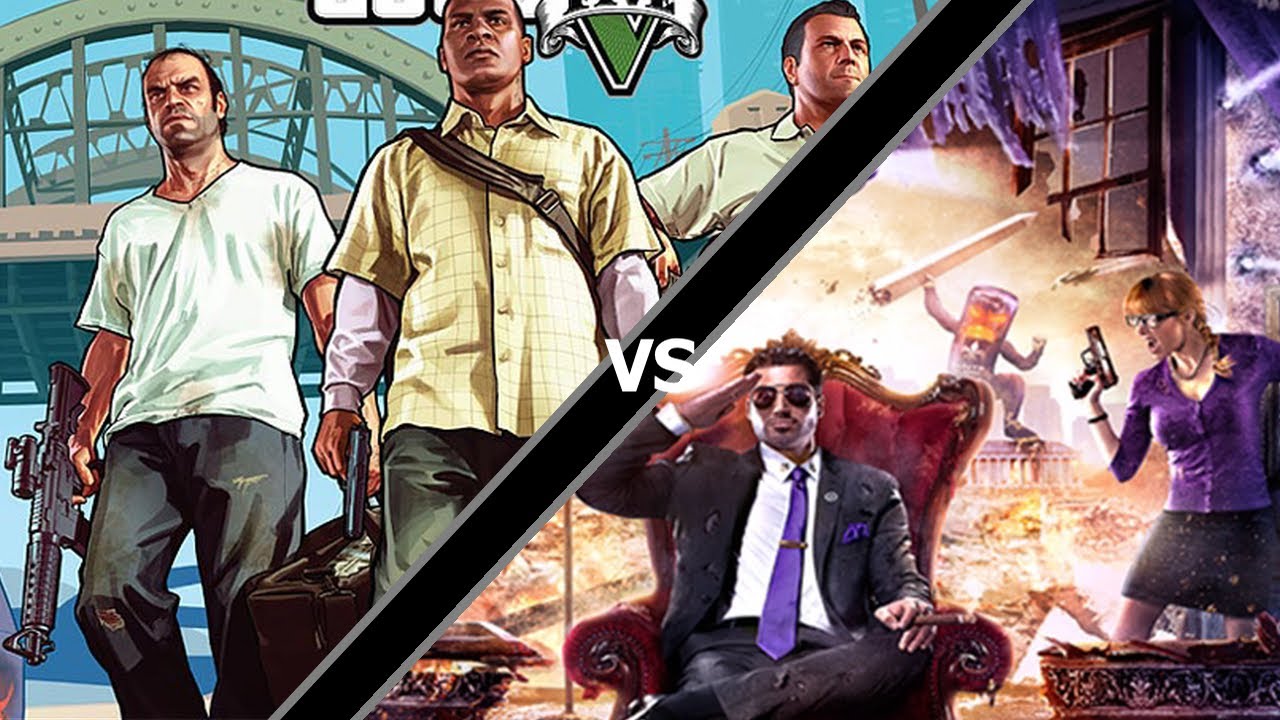 Grand Theft Auto 5 vs. Saints Row 4