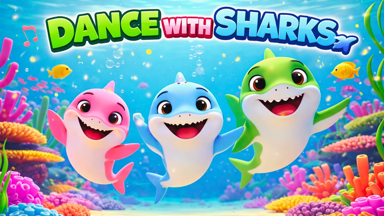 Baby Shark Song 🌈 | Nursery Rhymes for Kids | Baby Songs | BoogieBop Babies
