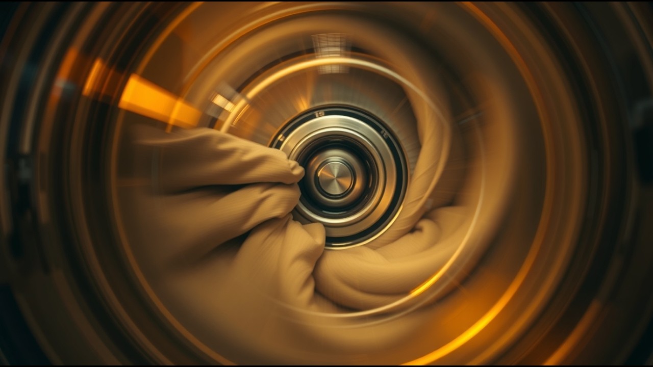 1 Hour FULL RPM Washing Machine Spin (White Noise)