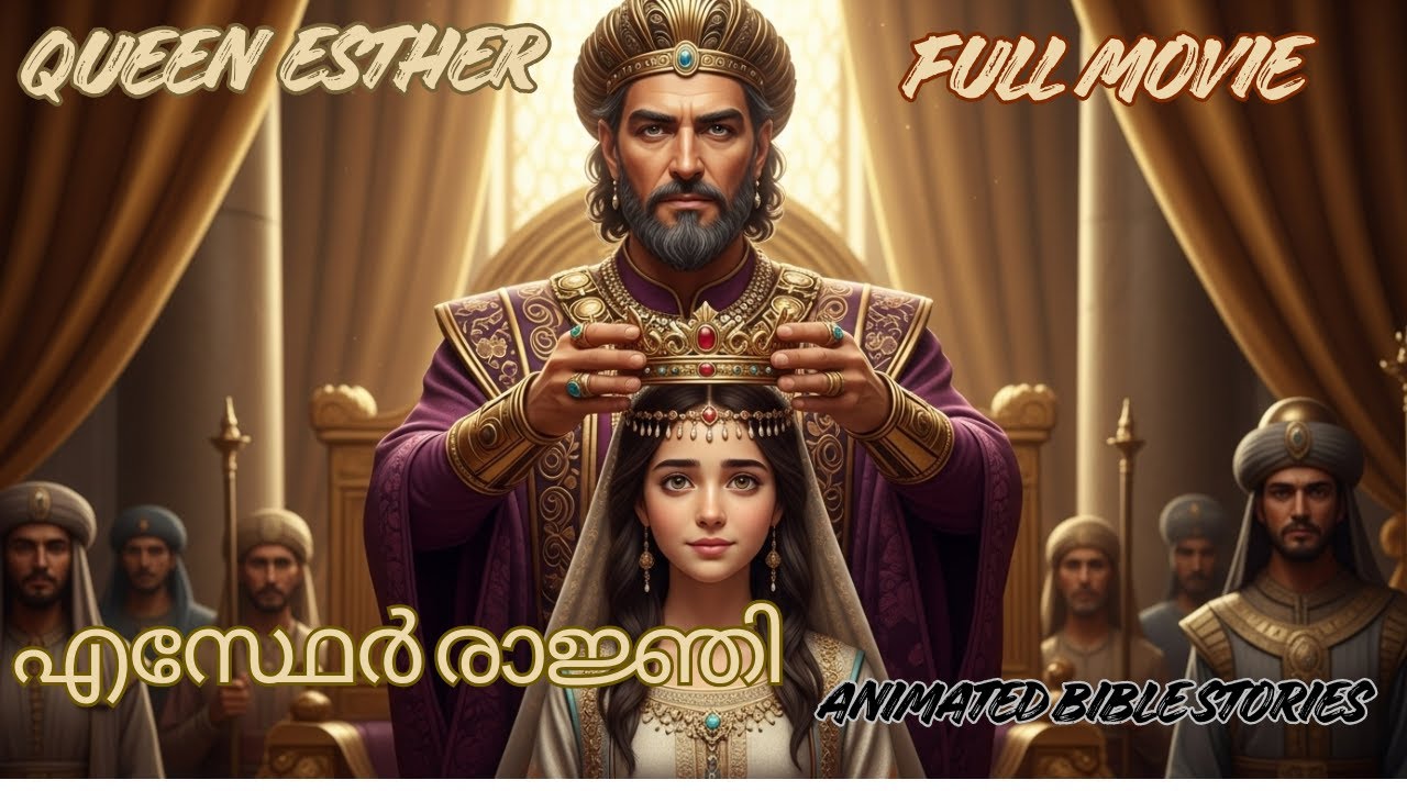 എസ്ഥേർ രാജ്ഞി | The Story of Queen Esther Full Movie | Animated Bible Stories Malayalam
