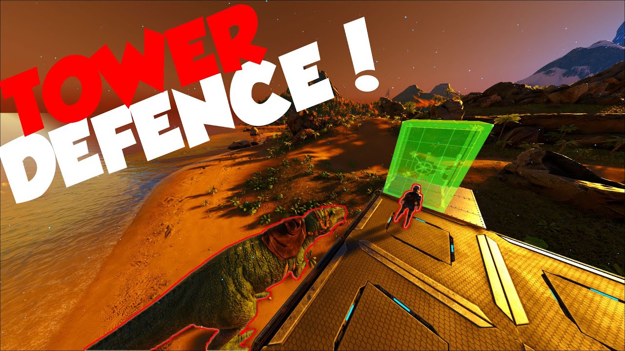 DEFENDING OUR TOWER MID BUILD!! - Ark Small Tribes PvP