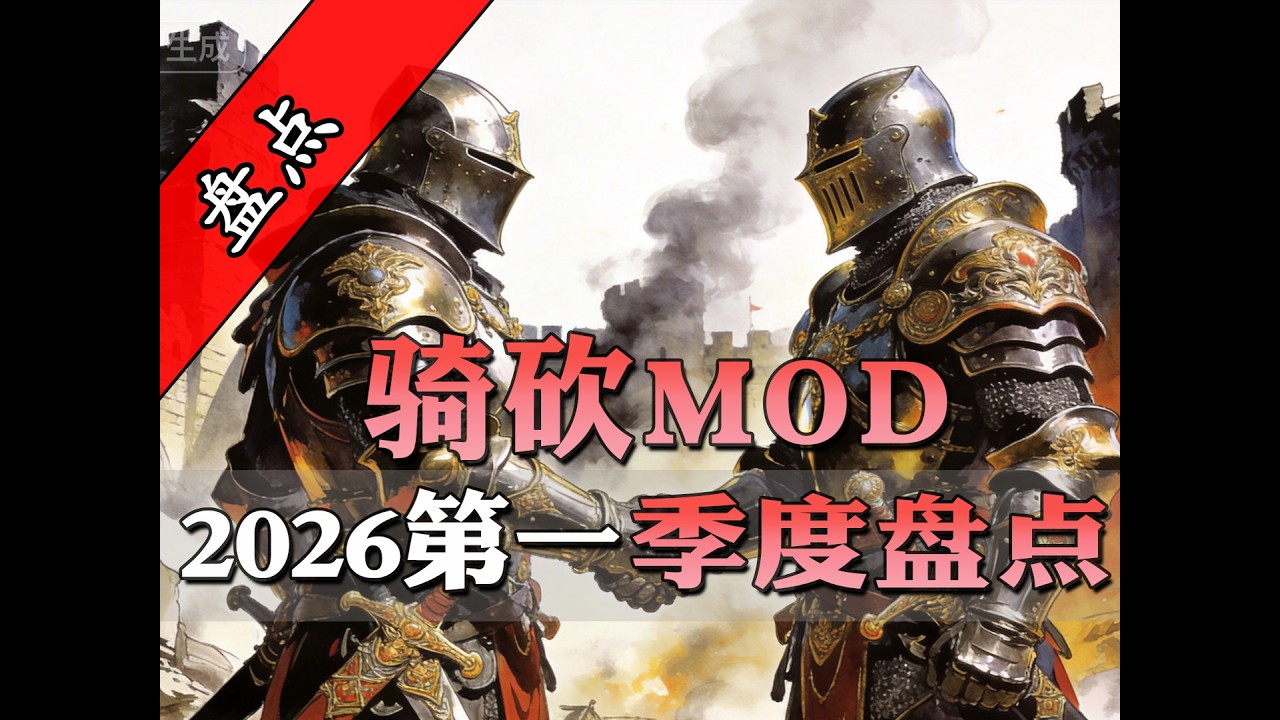 大地图联机上线、中古战锤将至！2026年第1季度骑砍MOD大盘点！