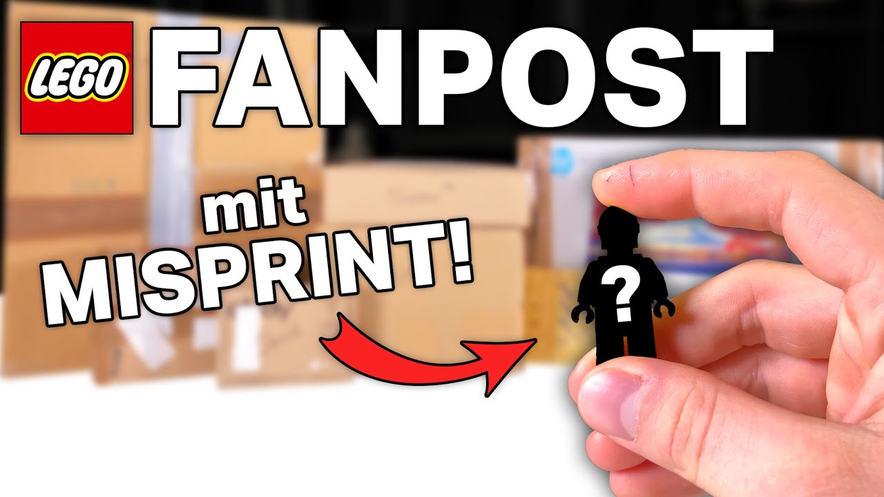Unglaubliche FEHLPRODUKTION gefunden! 😱👀 Lego Fanpost Unboxing Oktober 2023