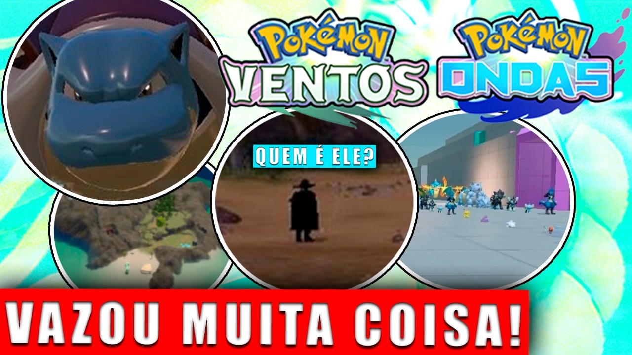VAZOU! NOVO PERSONAGEM, LISTA DE POKÉMON E MEGAS? - Pokémon Ventos e Ondas