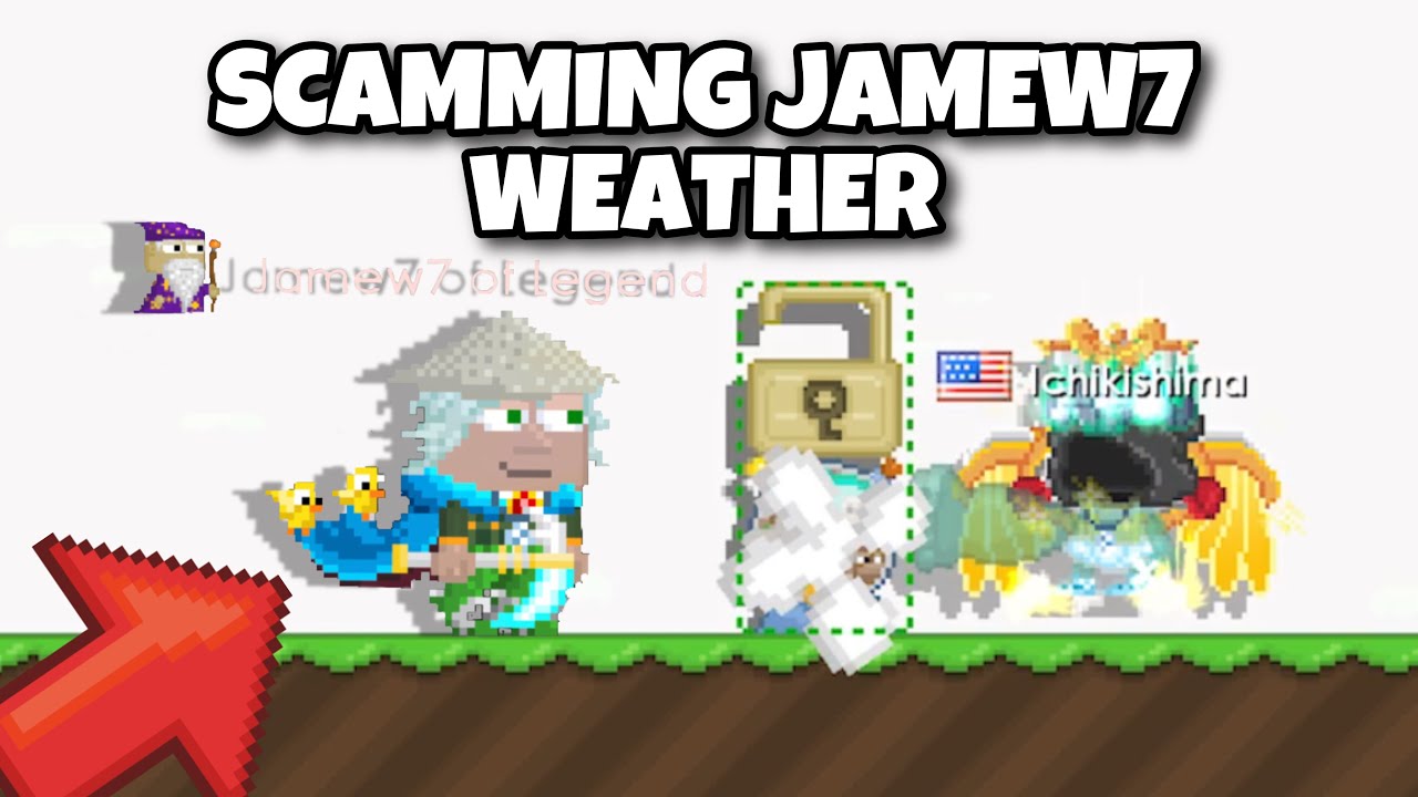Scamming People&rsquo;s Stuff Weather with Da Vinci Wings ! (Someone Cried) | Growtopia Prank | Ichi GT