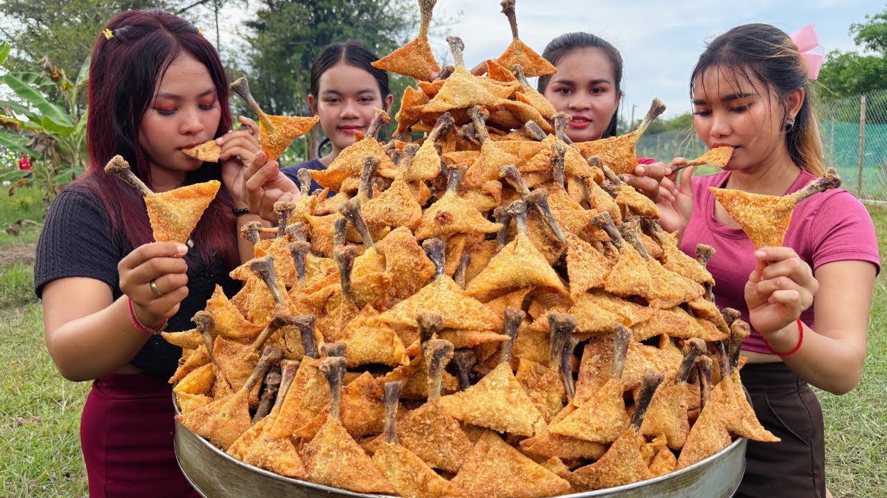How to cook chicken leg crispy in my family