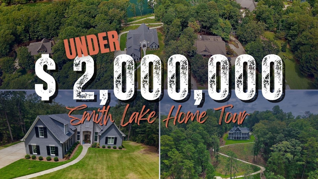 Inside a $1.99M Luxury Smith Lake Home | Bluewater Pointe Tour | Smith Lake Home for Sale