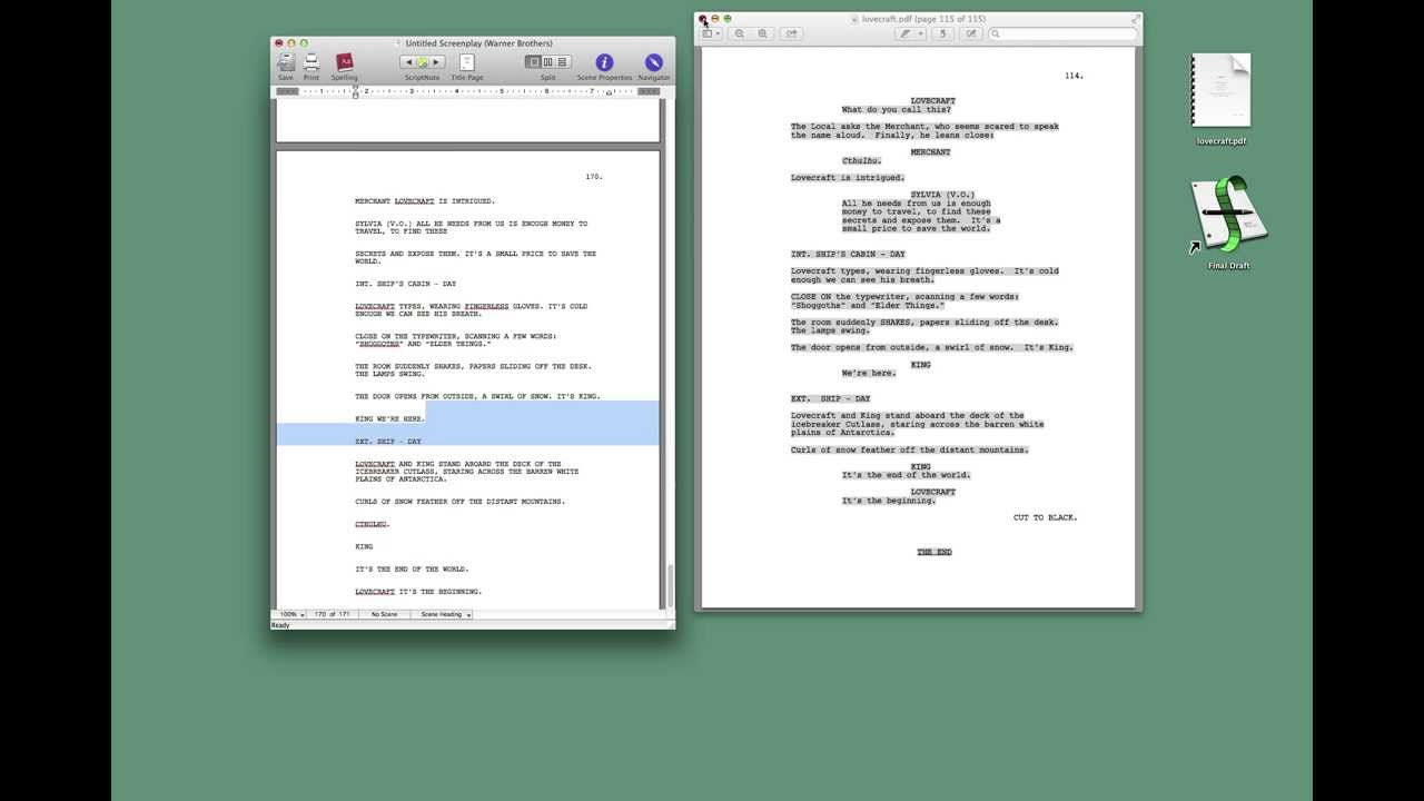 How to convert PDFs to Final Draft (without Highland)