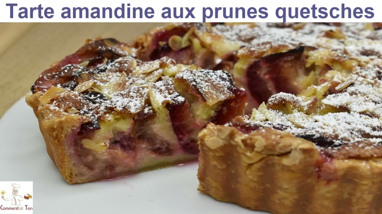 Tarte amandine aux prunes 