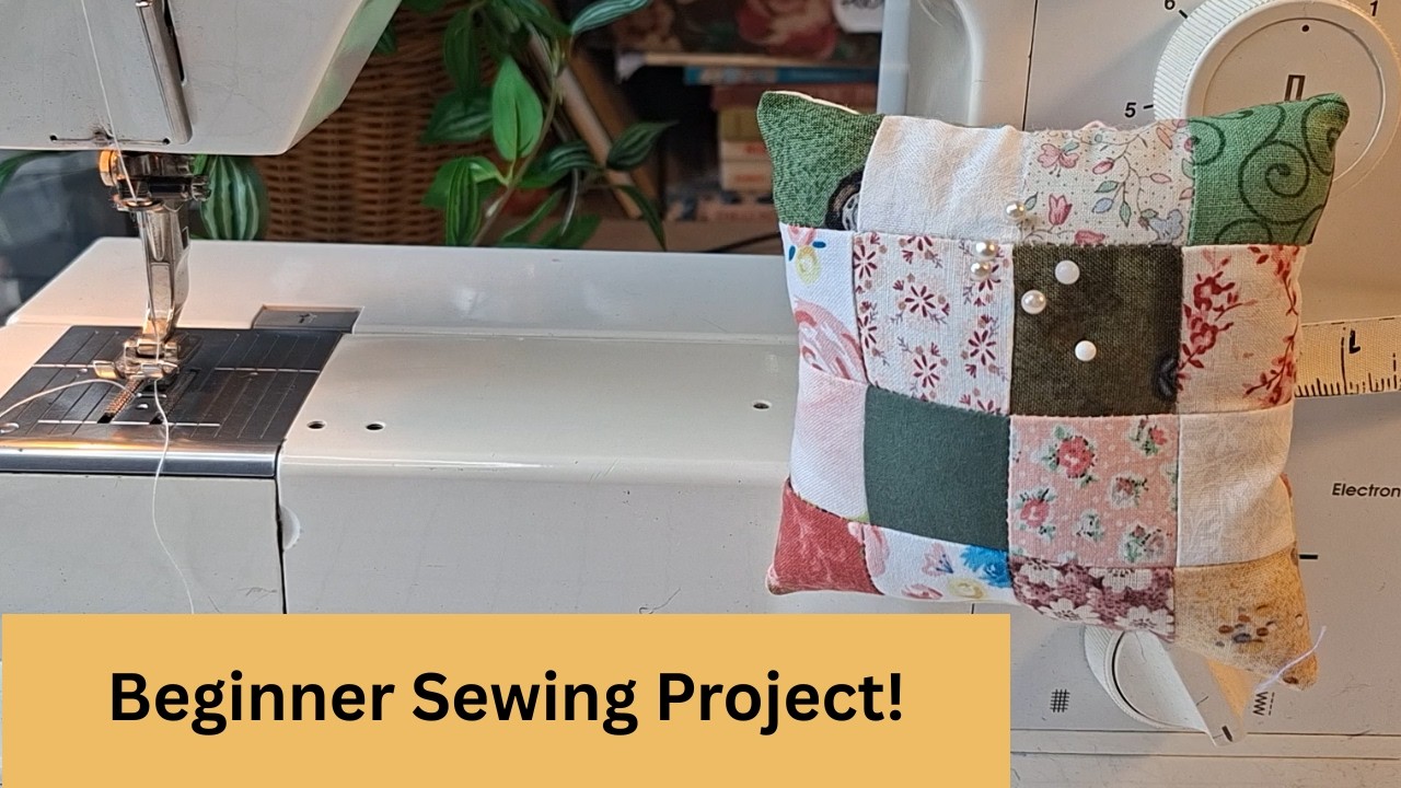 Handy Sewing Machine Pincushion | Easy Scrap-Busting Sewing Project for Beginners