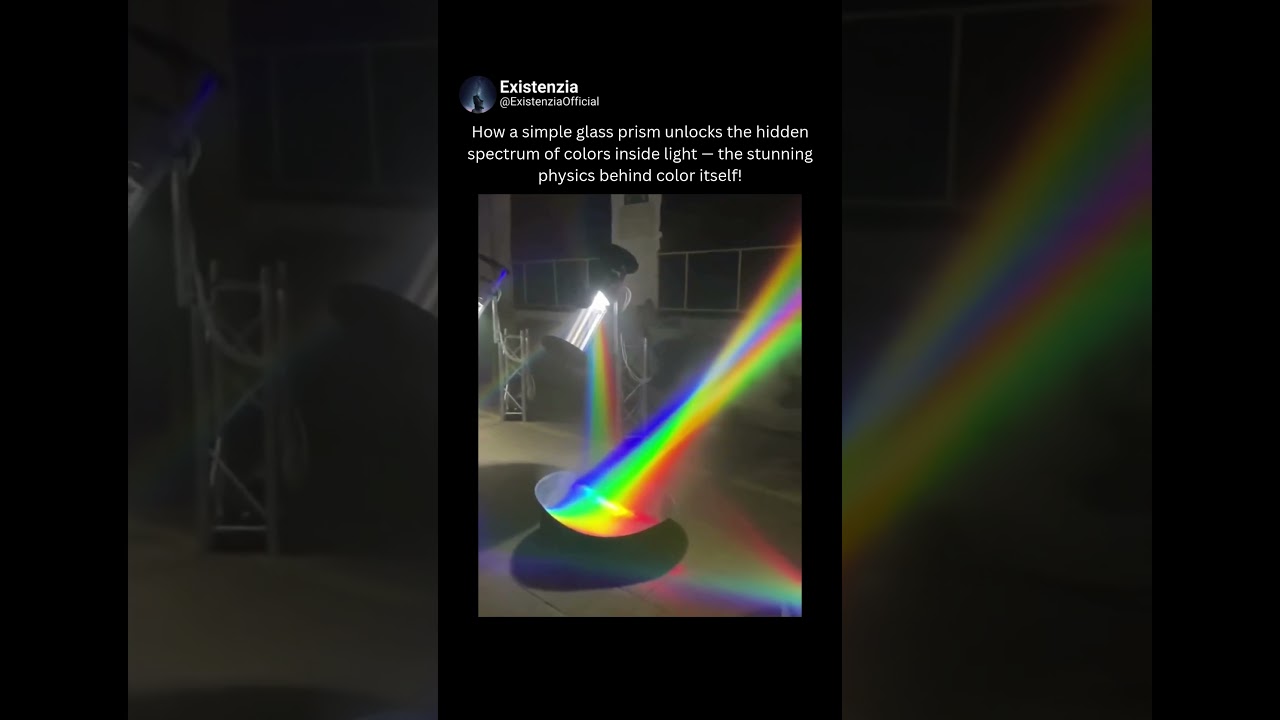 The Physics Behind How Prisms Split Light into a Spectrum