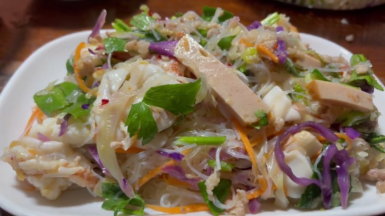 Clear Noodle Salad With Sea Food
