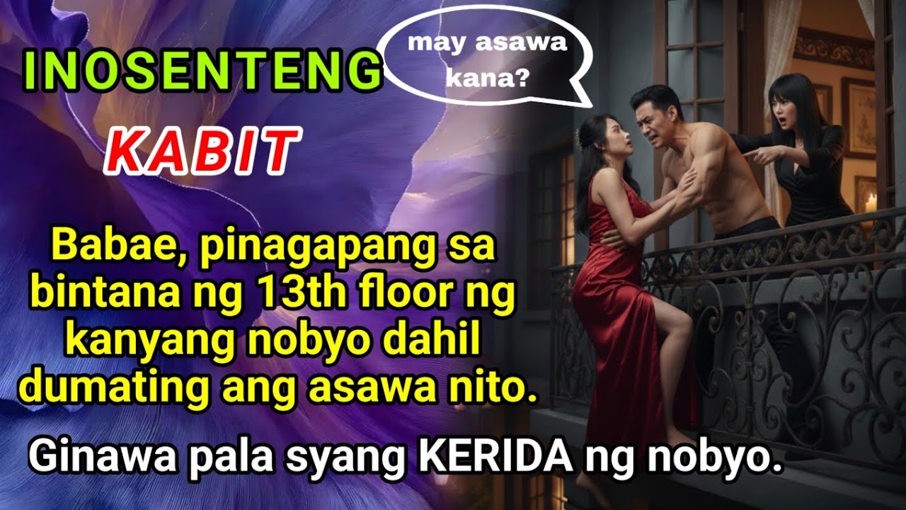 Babae? pinagapang sa bintana ng 13th floor ng kanyang nobyo dahil dumating ang asawa nito.