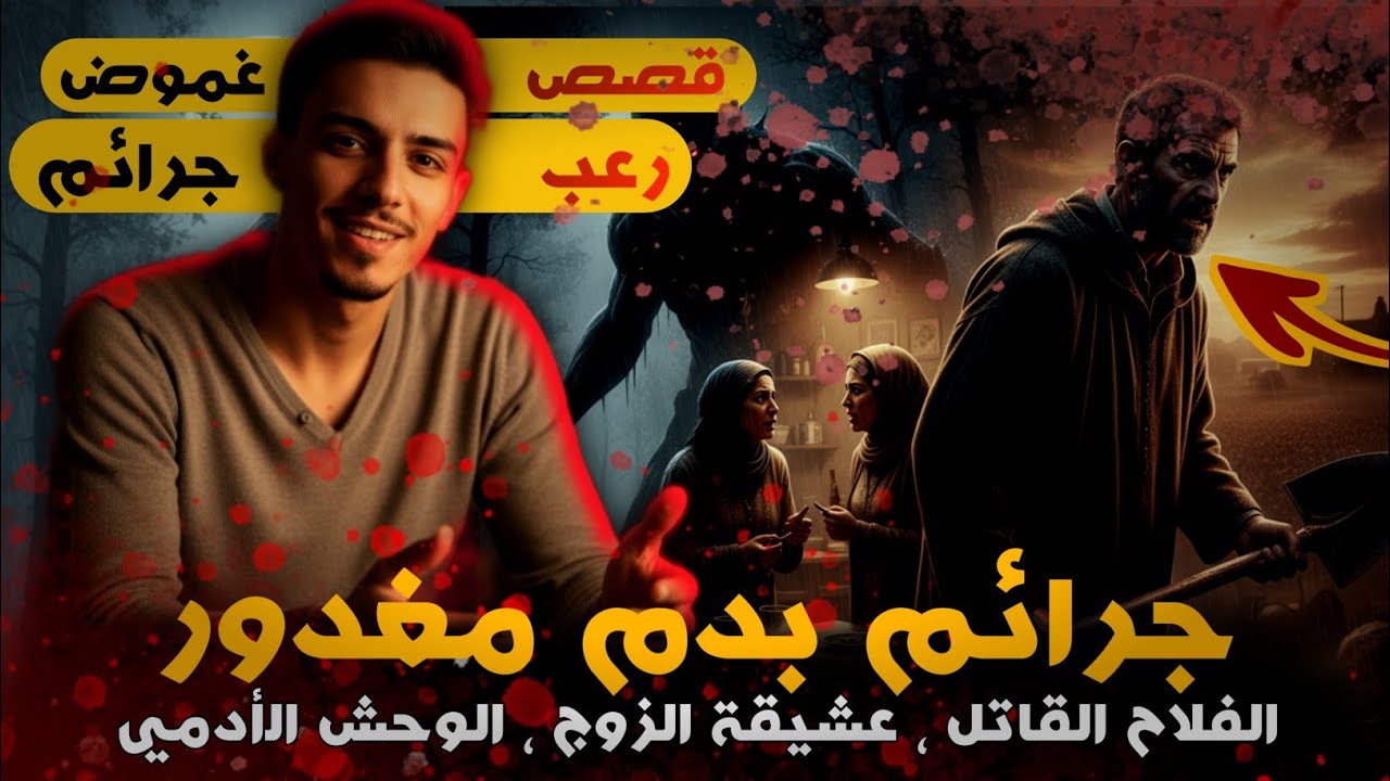 ● جرائم بدم مغدور |  الفلاح القاتل و عشيقة الزوج و الوحش الأدمي 😱😰