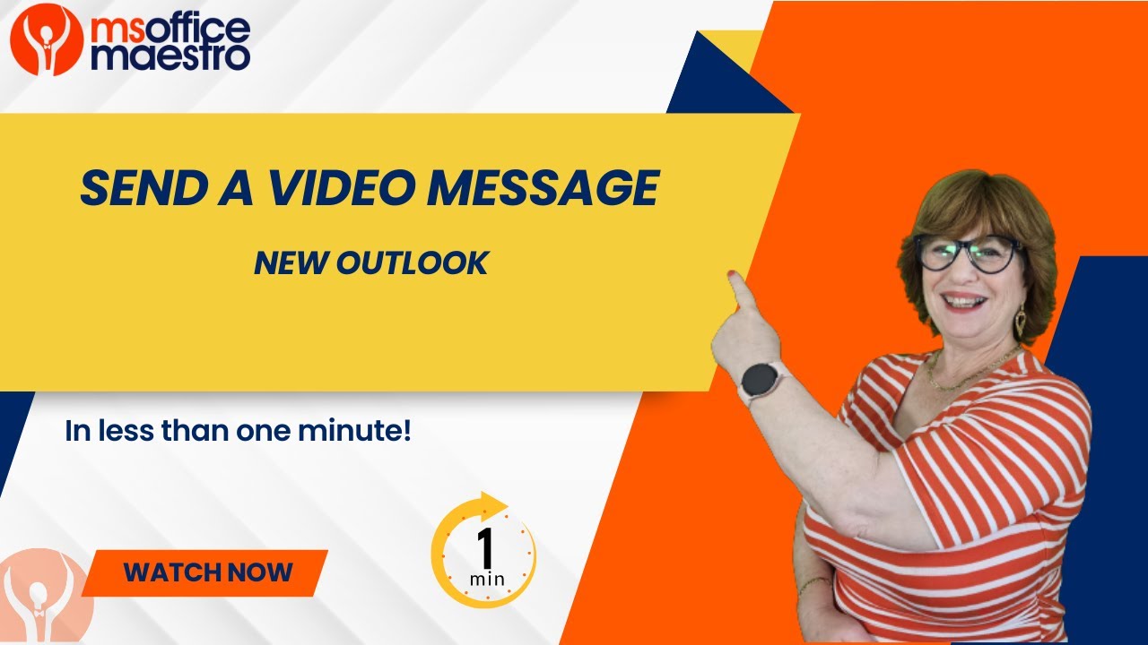 New Outlook – Send a Video Message in an email – New Feature