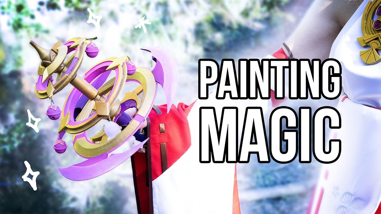 How to Paint Magical Effects on Yae Miko’s Catalyst Prop. No Airbrush!