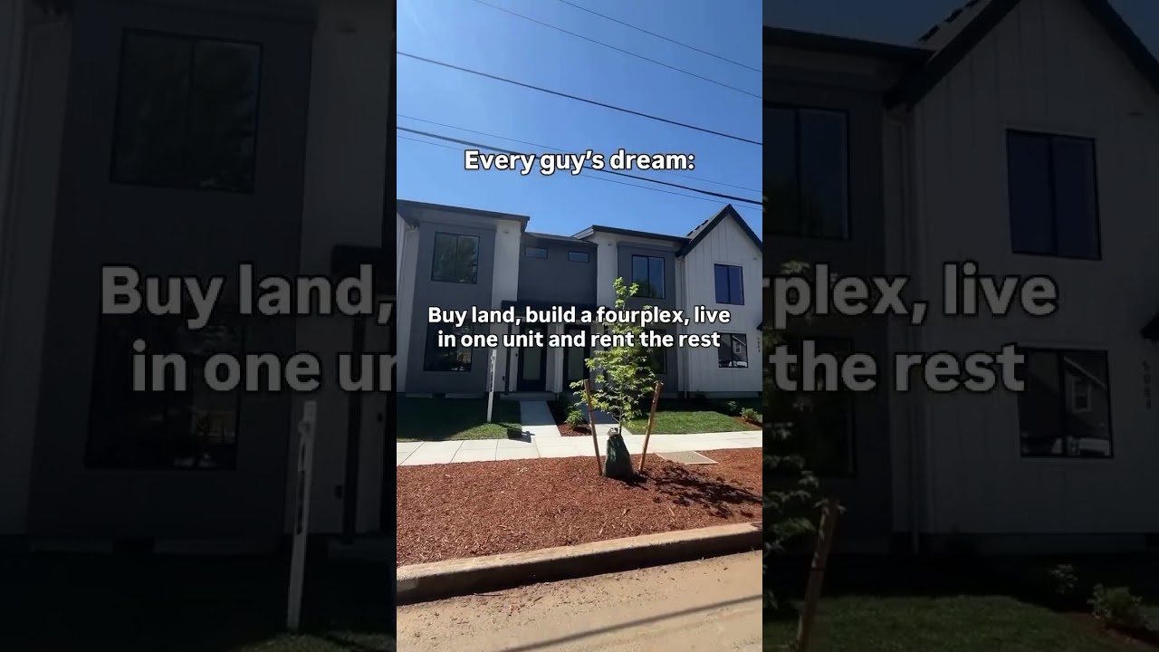 The bank funds your build, the tenants pay your mortgage🔥 #explore #build #realestate #development