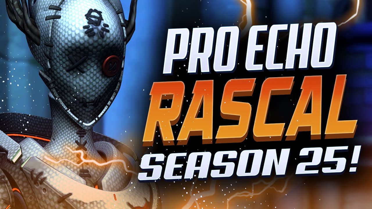 SF SHOCK RASCAL PRO KOREAN ECHO GAMEPLAY! [ OVERWATCH SEASON 25 TOP 500 ]