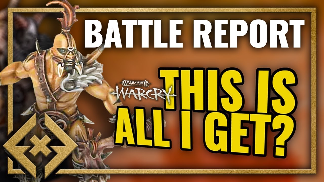 WHERE'S MY WARBAND?! - Warcry Battle Report - Untamed Beasts Vs Ironjawz